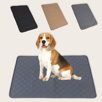 2pcs Coffee Pet Pad, Size L (70×50cm)
