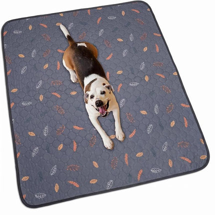 2pcs Blue Ice Silk Pet Pad, Size M (60×50cm)