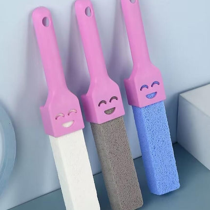 Pink Handle + Grey Pumice Stone