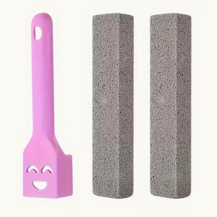 1 Purple Handle + 2 Pumice Stones