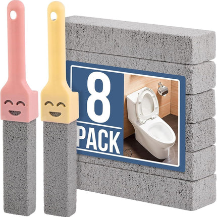 2 Handles + 8 Pumice Stones