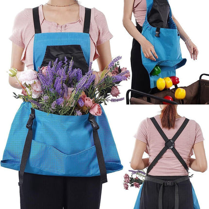 2pcs Thick Canvas Apron (Green)