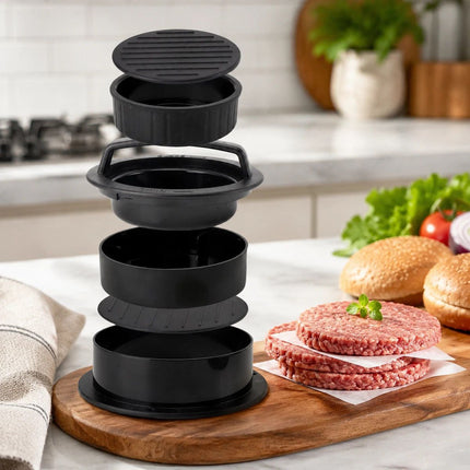 Hamburger Patty Press, Color Box Packaging