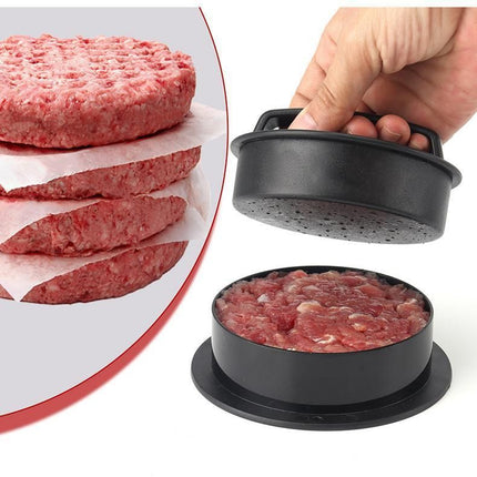 Hamburger Patty Press with 100 Pcs Silicone Paper & 3 Burger Clips