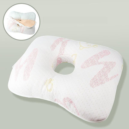 Ear Hole Pillow Pink [Removable Washable Inner Core]