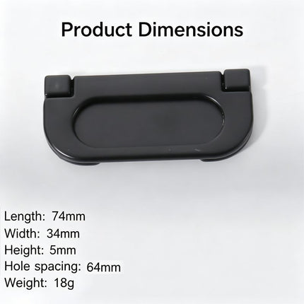 10 Pcs M8857-64 Black Hidden Snap