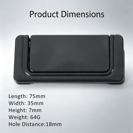 10 Pcs M8851-64 Black Hidden Snap
