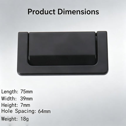 10 Pcs M8858-64 Black Hidden Snap