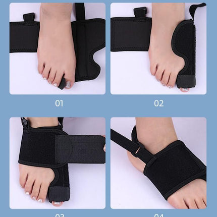 Bunion Brace Black 2PC