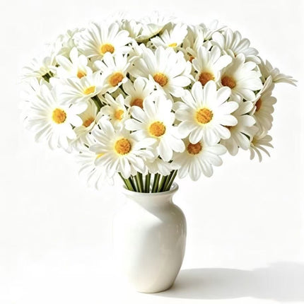 Outback Rural Floral Decor, Artificial Chamomile For Warm Australian Backyard Styling 30 pcs
