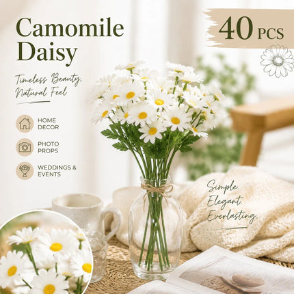 Laid-Back Aussie Lifestyle Fake Chamomile Daisy