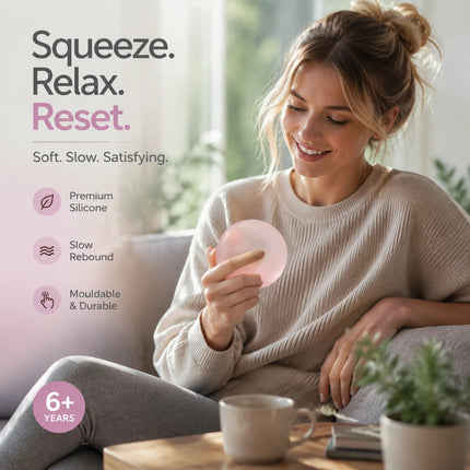 Sweet Dreamy Pink Squishy, Cozy Indoor Stress Release Toy 6cm 3 Pack