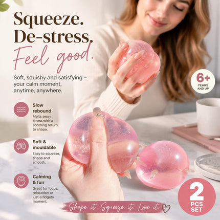 Baby Pink Soft Squishy 6cm 2 Pack
