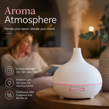Onion Aroma Diffuser Pure White + Remote, 24V AU Plug
