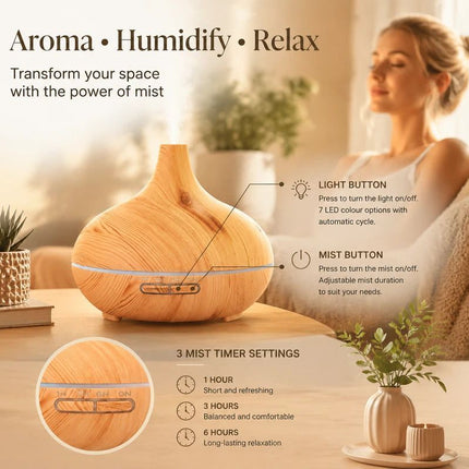 Onion Aroma Diffuser Pure White + Remote, 24V AU Plug