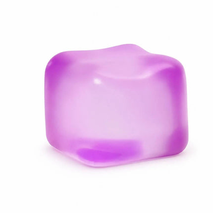 Slow Rise Maltose Ice Cube Squishy Purple, Calm Irritability