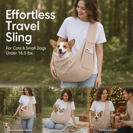 Breathable Cat Carrier Up to 16.5lbs (Scene Pet Gift)