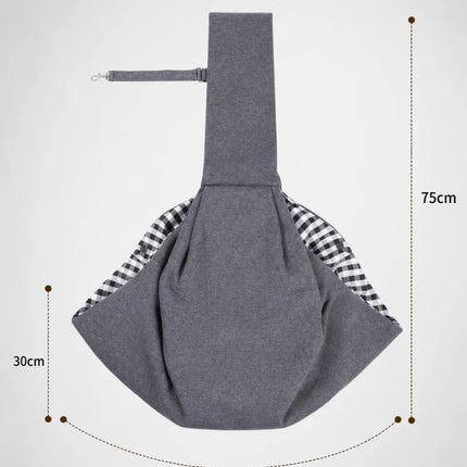 Solid Color Cat Carrier Up to 16.5lbs, Dark Blue with Phone Pocket