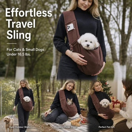 Solid Color Cat Carrier Up to 16.5lbs (Key Trip Bag)