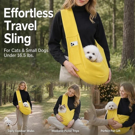 Solid Color Cat Carrier Up to 16.5lbs (Use Travel Gift)