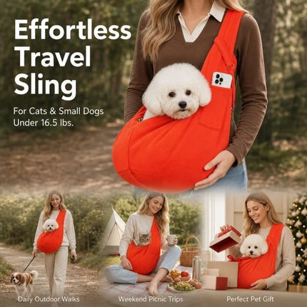 Solid Color Cat Carrier Up to 16.5lbs, Charcoal Grey with Phone Pocket