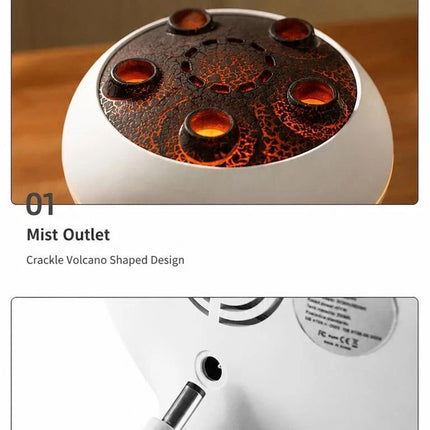Vibrant Jellyfish Scent Humidifier, Audio Triggered Atmosphere Lamp