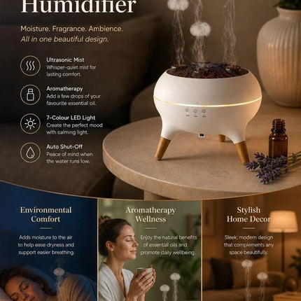 Magical Jellyfish Aroma Mist Maker, Beat Sync RGB Light, Relax Gift For Family Bedroom