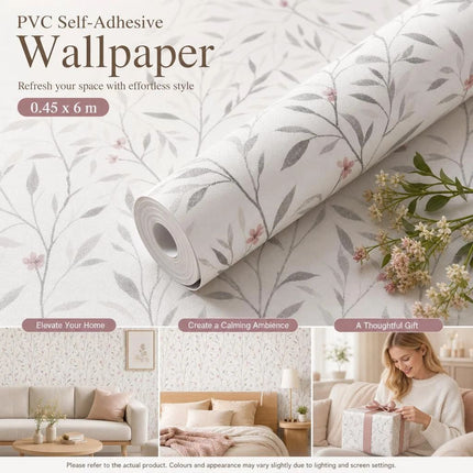 Self Adhesive Retro Background Wall Film 0.45x6M