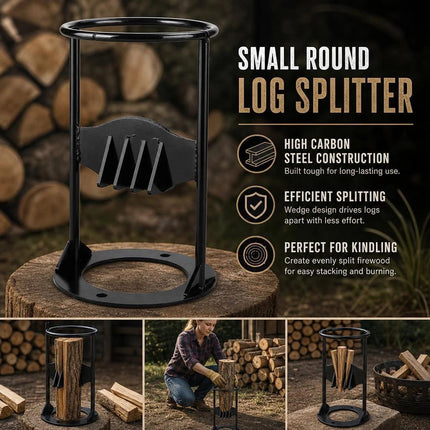 Manual Log Splitter Round Base 19cm