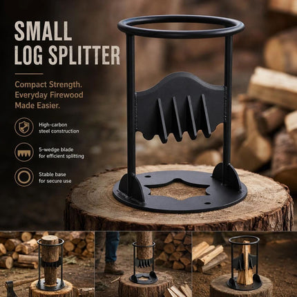 Camping Log Splitter Five-Star Base 19cm