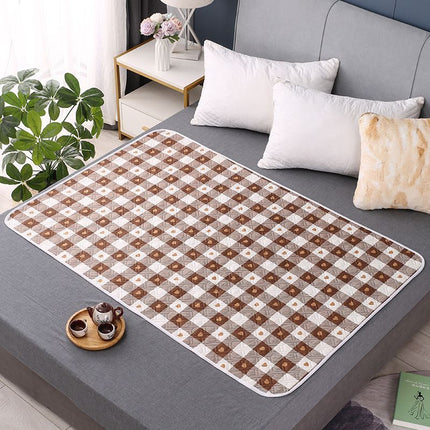 Soft Absorbent Mattress Protector 100x150cm, Anti-Slip Waterproof Back