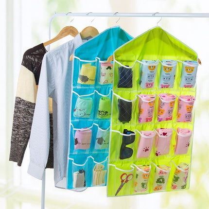 16-Grid Visible Hanging Lingerie Organizer