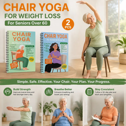 Twin Pack Elderly Chair Yoga Logbooks