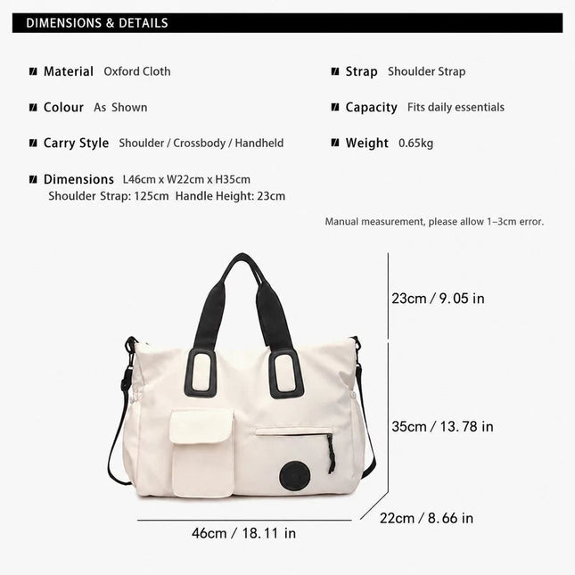 Lightweight Large Capacity Travel Gym Bag