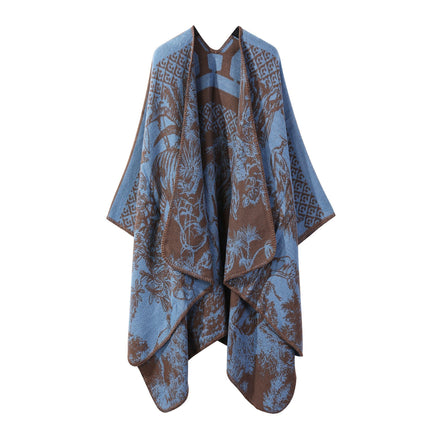 Fashion Collection Breathable Faux Cashmere Wrap, Stylish Sky Blue For All Outfits