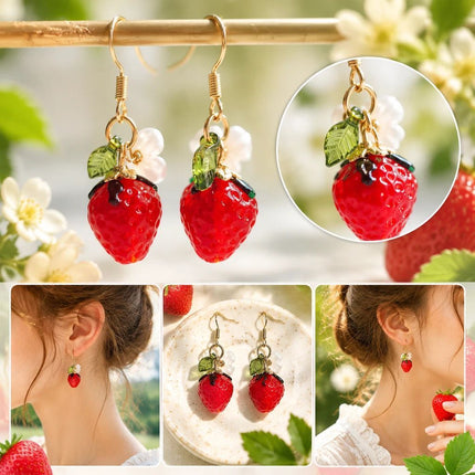 Sweet Botanical Drop Earrings