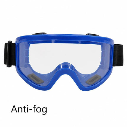 Kind Gift Windproof Cycling Ski Goggles, Blue Frame Clear Lens