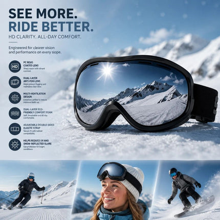 Caring Winter Gift Ventilated Ski Goggles