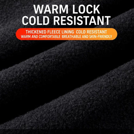 Cold Resistant Ski Face Cover, Grey Long Style with Glasses Holes