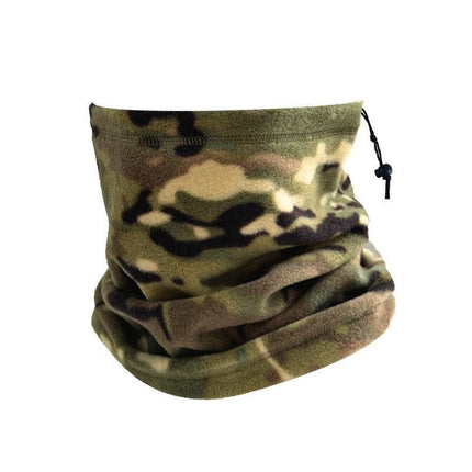 Warm Holiday Outdoor Companion Fleece Drawstring Neck Gaiter