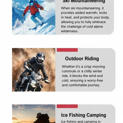 Practical Hiking Gear Set Polar Fleece Drawstring Neck Tubes 2 Pcs, Jungle Camo, Thermal Face Mask