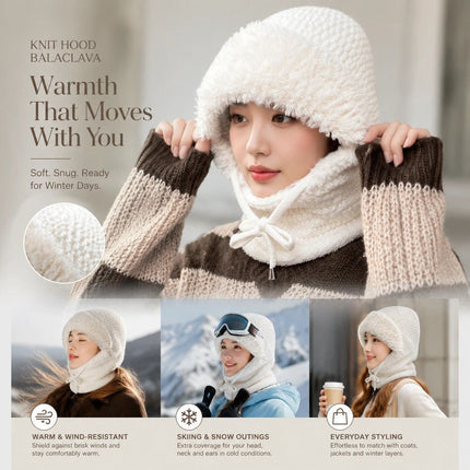 Beautiful Outdoor Knit Headwear White One Size