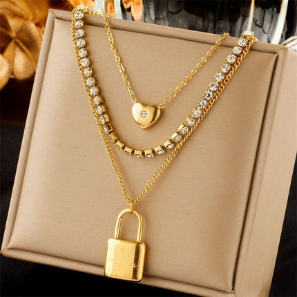 Graceful Vintage Dual Chain Necklace