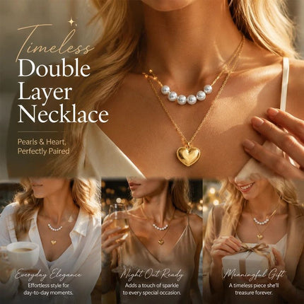 Soft Vintage Dual Stack Necklace