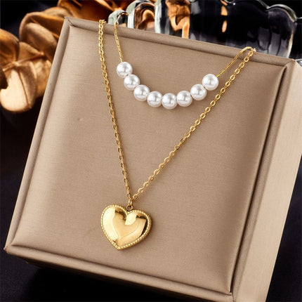 Soft Vintage Dual Stack Necklace