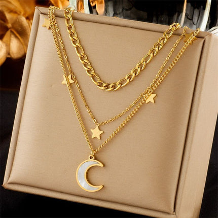 Modern Vintage Dual Layer Stack Chain