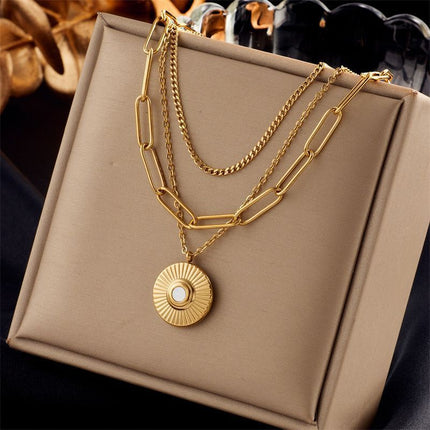 Soft Chic Vintage Two Layer Stack Chain