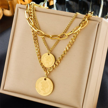 Romantic Vintage Two Layer Stack Chain