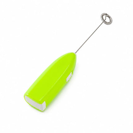 Compact Handheld Electric Egg Beater, Stainless Steel Mixer For Kitchen, Coffee & Milk Tea Drinks, Green