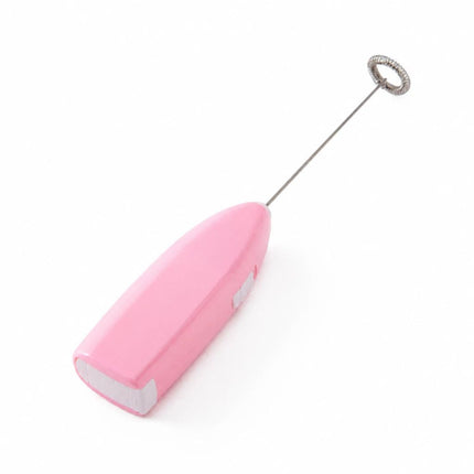 Lightweight Household Electric Egg Mixer, Multi-Purpose Stainless Steel Blender For Milk Tea, Pink